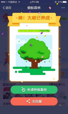 蚂蚁森林能量防护罩4